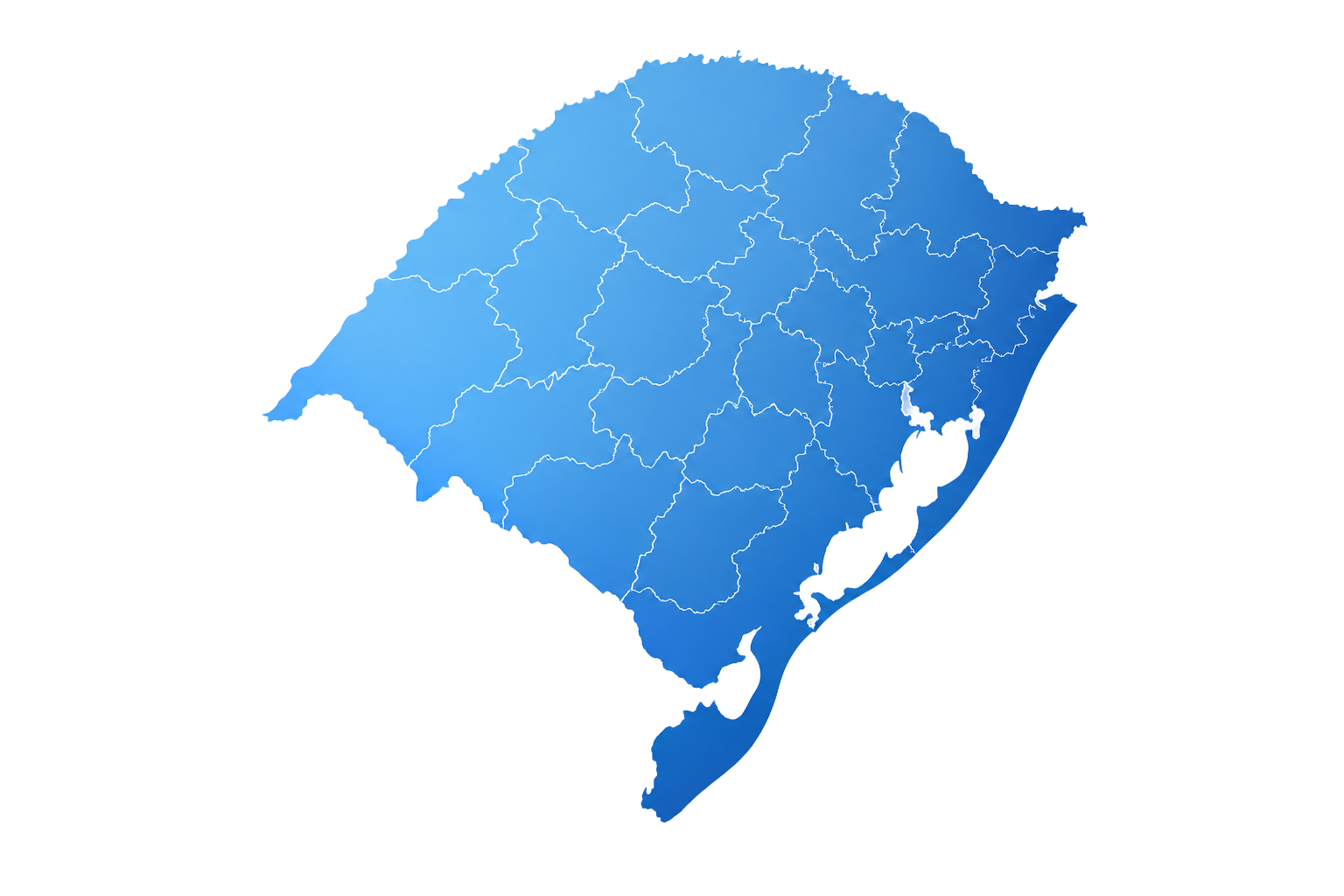 Mapa do Rio Grande do Sul